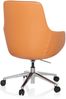 hjh OFFICE Profi Chefsessel BARENO Leder orange Bild 5