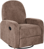 Fernsehsessel FEBE drehbar Stoff Braun Bild 4