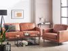 Sofa Set Lederoptik goldbraun 4-Sitzer SAVALEN Bild 3