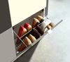 Schuhkipper >M-397< (BxHxT: 53x91x30 cm) in weiss - 53x91x30cm (BxHxT) Bild 3