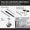 URail Schienenspot Aldan Einzelspot 500lm 8W White Switch 230V Chrom matt Bild 4