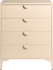 Kommode mit 4 Schubladen ARDURA Metall Beige Bild 5