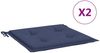 vidaXL Palettenkissen 2 Stk. Marineblau 40x40x4 cm Oxford-Gewebe 378358 Bild 2