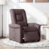 vidaXL Relaxsessel Elektrisch Dunkelbraun Stoff 3303239 Bild 2