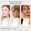 Youyijia Aufbewahrungsbox Reise Make-up Tasche mit LED Spiegel, 3 Lichtfarben & Dimmbar Bild 4