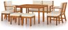 Gartenlounge Holz Ecklounge Sitzgruppe Esstisch Hocker Gartenmoebel Bild 2