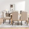 Yaheetech Esszimmerstuhl 2-er Set Küchenstuhl, Polsterstuhl bis 140 kg Belastbar, für Esszimmer/Wohnzimmer Bild 2
