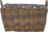 Set mit 2 Blumentöpfen ORMOS PE Rattan 53 59 cm Braun Bild 5