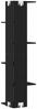 vidaXL Wand-Eckregal Schwarz Eichen-Optik 36,5 x 36,5 x 140 cm 868052 Bild 4
