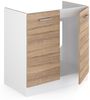 Spülenunterschrank R-Line Sonoma 80 cm mit Türen, ohne Arbeitsplatte Vicco Bild 5