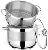 Urban Living Dampfgartopf Couscoussiere Couscous Topf Kuskus Couscoustopf, Edelstahl Bild 2