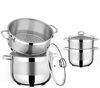 Urban Living Dampfgartopf Couscoussiere Couscous Topf Kuskus Couscoustopf, Edelstahl Bild 5