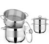 Urban Living Dampfgartopf Couscoussiere Couscous Topf Kuskus Couscoustopf, Edelstahl Bild 4