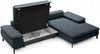 Vente-unique - ARCHIBALD Sofa Stoff Blau - B 104 cm x H 82 cm x L 265 cm Bild 4