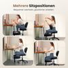 Patbrela Bürostuhl Bürostuhl mit Kreuzbeinen, 360° drehbar, Ergonomischer Kniestuhl, Criss Cross Schreibtischstuhl mit Verstellbarer Höhe, Cloud PU-Leder Bild 2
