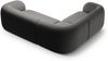 Micadoni Ecksofa Kate 4-Sitzer Links Samt Dunkelgrau Bild 3