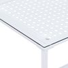 FineBuy Couchtisch Glas Metall 100 cm, Rechteckiger Wohnzimmertisch Modern mit Glasplatte & Metallgestell, Sofatisch im Industrial Design für Wohnzimmer Bild 5