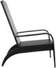 vidaXL Adirondack-Gartenstuhl Schwarz Poly Rattan 319694 Bild 4