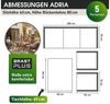 BRAST Gartenlounge-Set Aluminium Adria, viele Varianten & Module, (Loungemöbel Essgruppe Gartenmöbel, bis zu 5 Personen, Sofa Sessel Tisch), Loungesofa 3-Sitzer Komplettset 2 Bild 3