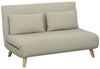 HOMCOM Schlafsofa Schlafsessel, Klappsessel mit Bettfunktion, Klappbarer Relaxsessel in Samtoptik 1 Teile, bis 250 kg belastbar, für Wohnzimmer, Beige Bild 4