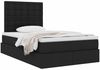 vidaXL Aufbewahrungsbett mit Matratze Schwarz 120 x 200 cm Polyester 3371900 Bild 3