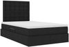 vidaXL Aufbewahrungsbett mit Matratze Schwarz 120 x 200 cm Polyester 3371900 Bild 5