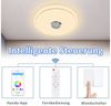 FIVMEN LED Deckenleuchte Deckenlampe 36W/48W Dimmbar Ceiling Light mit Bluetooth Lautsprecher, LED fest integriert Bild 2