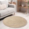 Vimoda Teppich Teppich Rund Wohnzimmer Kurzflor, Rund, Höhe: 8 mm, Teppich Rund Einfarbig Bild 4