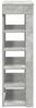 vidaXL Schuhregal Betongrau 60x30x98 cm Holzwerkstoff 859926 Bild 5