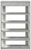 vidaXL Schuhregal Betongrau 60x30x98 cm Holzwerkstoff 859926 Bild 4