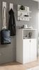 Garderobe Set 4-teilig SystemX in weiß Hochglanz 117 cm Bild 5