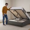 LED Polsterbett Tröstiar 180x200cm Anthrazit [en. casa] Bild 4