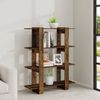vidaXL Bücherregal/Raumteiler Räuchereiche 100x30x123,5 cm 813563 Bild 3