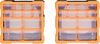 vidaXL Multi-Schubladen-Organizer 2 Stk. 12 Schubladen 26,5x16x26 cm 147581 Bild 2