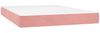 vidaXL Boxspringbett mit Matratze Rosa 140x190 cm Samt 3143144 Bild 5
