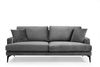 3-Sitzer-Sofa, 'Papira', 88 x 90 x 205, Grau Bild 5