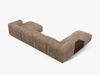 Micadoni Panorama-Ecksofa Martina 5-Sitzer Links Kord Eichel Bild 3
