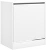 vidaXL Schuhschrank Weiß 60x42x69 cm Holzwerkstoff 839980 Bild 4
