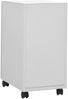 vidaXL Aktenschrank mit Rollen Hellgrau 30x45x59 cm Stahl 335983 Bild 4