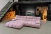 KAWOLA Sofa VIVIEN Ecksofa Feincord rosa Longchair links 85 x 178 x 290 cm Bild 4