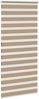 vidaXL Doppelrollo Sandbraun 115x230 cm Stoffbreite 110,9 cm Polyester 4014602 Bild 4