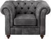 Home affaire Sessel Chesterfield B/T/H: 105/69/74 cm, mit hochwertiger Knopfheftung, auch in Leder Bild 3
