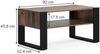 Couchtisch Olli Antikholz 92 x 52.4 cm mit Ablage Vicco Bild 3
