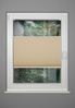 ondeco Plissee nach Maß für alle Fenster innen Montage in Glasleiste mit Spannschuh Sonnenschutz Rollo Sichtschutz Blickdicht - Beige - B): 61-70 cm, H): 101-150 cm Bild 2