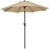 Yaheetech Sonnenschirm ∅ 223/270/294/327 cm, Gartenschirm mit Kurbel, Neigbar, UV Schutz 50+ Bild 4