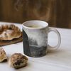 MuchoWow Tasse Mona Lisa - Da Vinci - Schwarz - Weiß - Gold, 1-tlg, Keramik, Kaffeetassen, Teetasse, Becher, Kaffeebecher, Geschenk Bild 4
