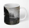 MuchoWow Tasse Mona Lisa - Da Vinci - Schwarz - Weiß - Gold, 1-tlg, Keramik, Kaffeetassen, Teetasse, Becher, Kaffeebecher, Geschenk Bild 2