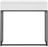 HTI-Living Konsolentisch Cedrik 80 cm mit Schublade Weiß-Schwarz (Set, 1-St, 1 Konsolentisch) Bild 4