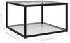 Beistelltisch, Hartglas Transparent, 60 x 60 x 35 cm Bild 5