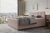 99rooms Boxspringbett Bergamo (Schlafzimmerbett, Bett), 140/160/180/200x200 cm, in Cordstoff AMBIENCE, mit Topper Bild 4